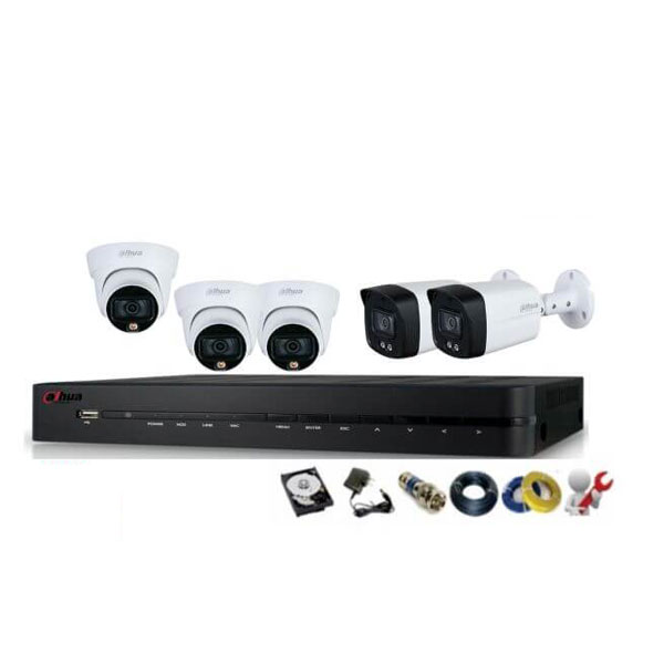 Bộ 5 Mắt Camera DAHUA 2.0mp