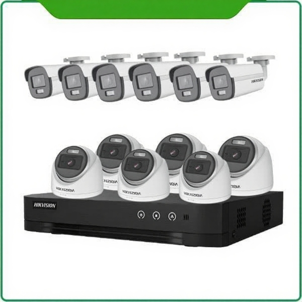 Bộ 12 Mắt Camera HIKVISION 2.0mp – Thu Tiếng
