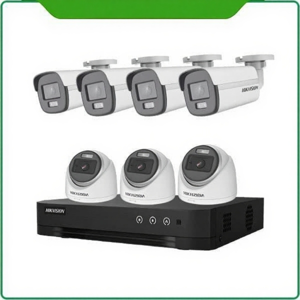Bộ 7 Mắt Camera HIKVISION 2.0mp - Thu Tiếng