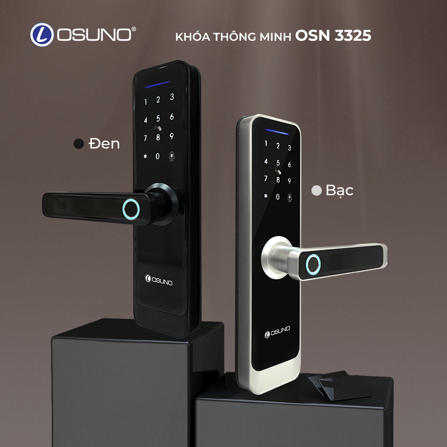 KHÓA CỬA ĐIỆN TỬ CÔNG NGHỆ MỞ QUA APP OSN-3325