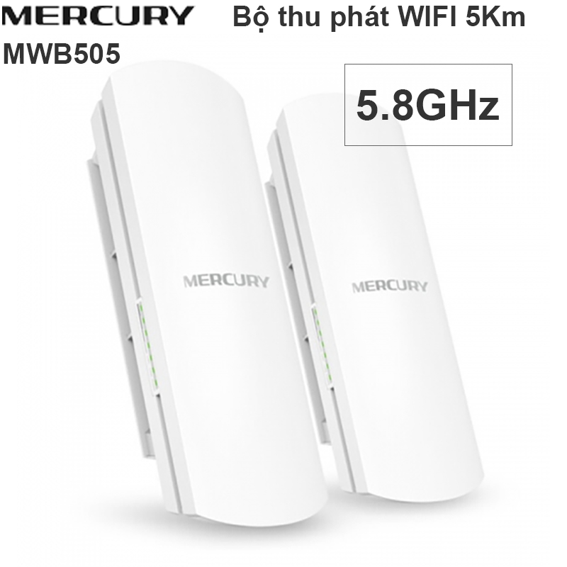 Bộ thu phát Wifi không dây 2.4Ghz 5Km Wifi Mercury MWB505 - 5KM