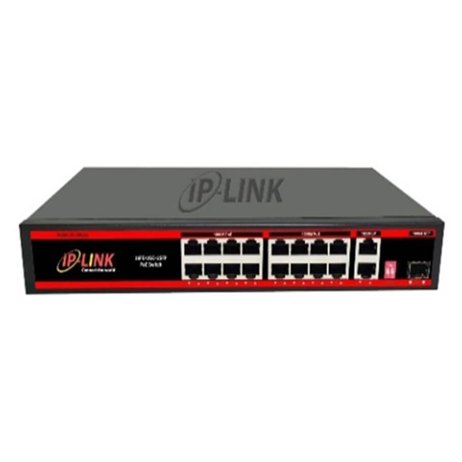 16-Port 10/100Mbps PoE + 2-Port GE Switch IP-LINK IPL-SW162
