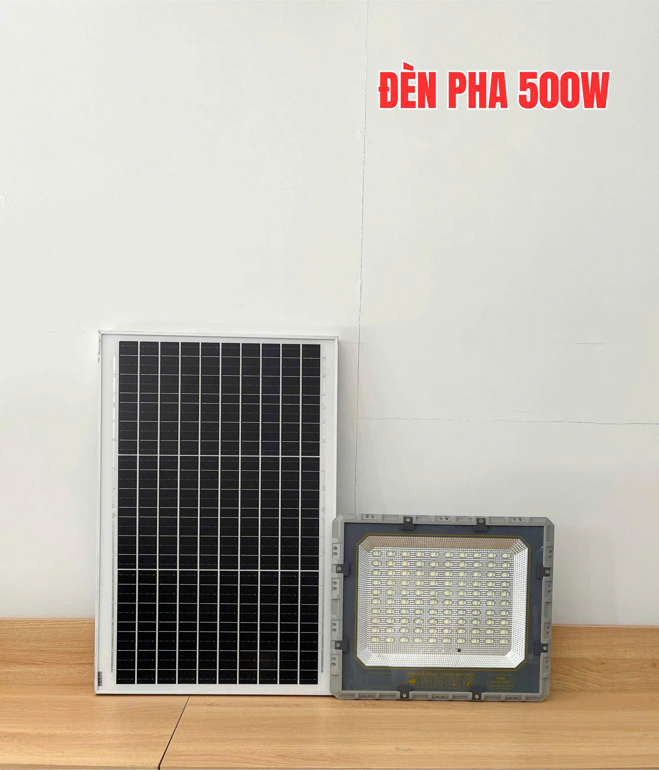 Đèn pha mắt ngọc năng lượng mặt trời Model : PHA02- 500W - Solar light