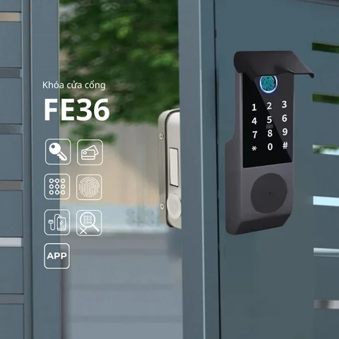 Khóa cửa cổng PHGLock FE36A (App 1 mặt)