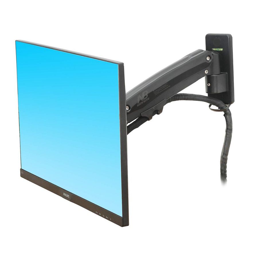 Giá treo màn hình góc treo tường NB F425 chính hãng (27 - 45 inch)