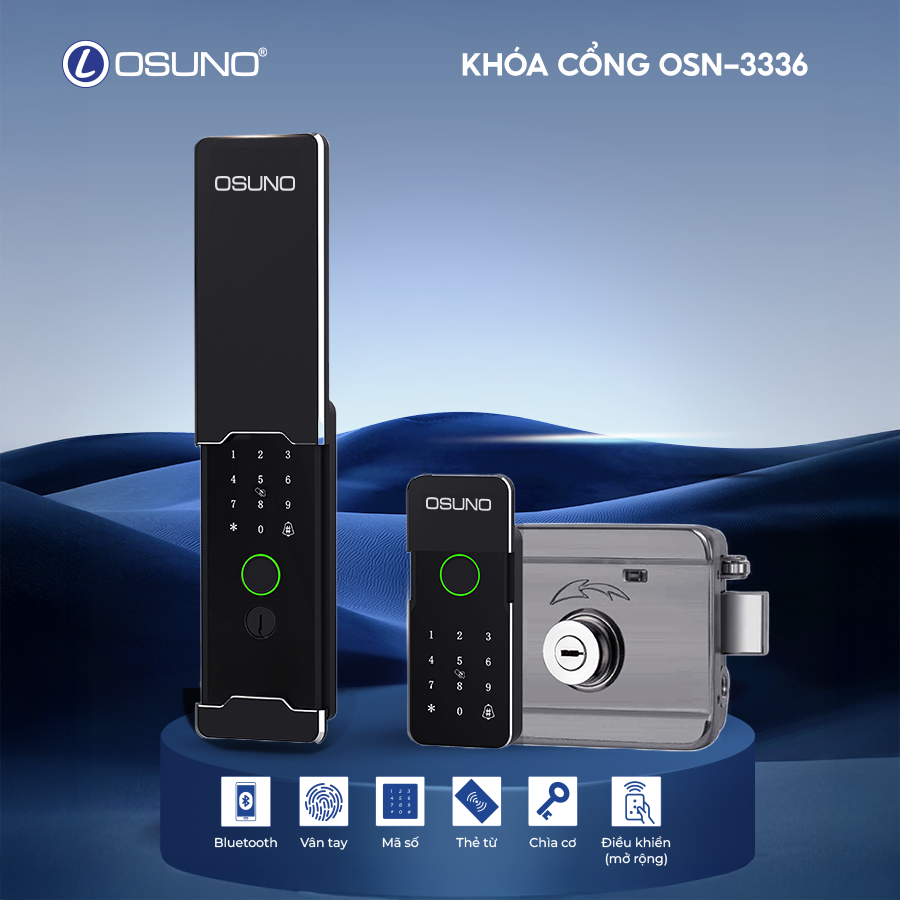 Khóa cổng OSN-3336 (2 mặt)