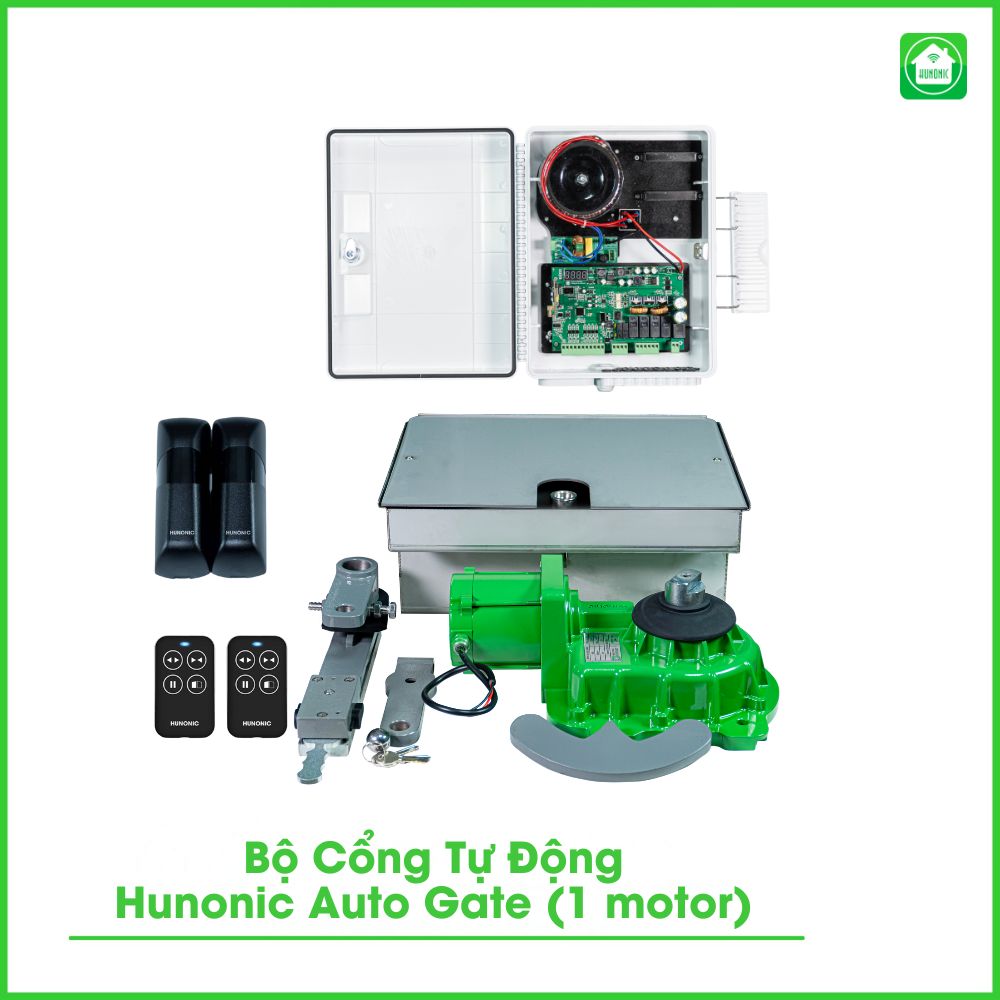 Cổng Tự Động Hunonic Auto Gate V2 (Bộ 1 motor)