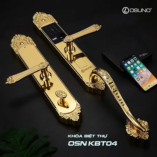 Khóa Biệt Thự Mạ Vàng 24K OSN-KBT04