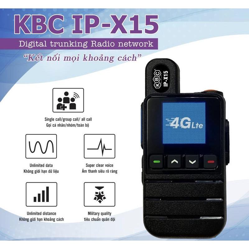 BỘ ĐÀM CẦM TAY KBC IPX-15