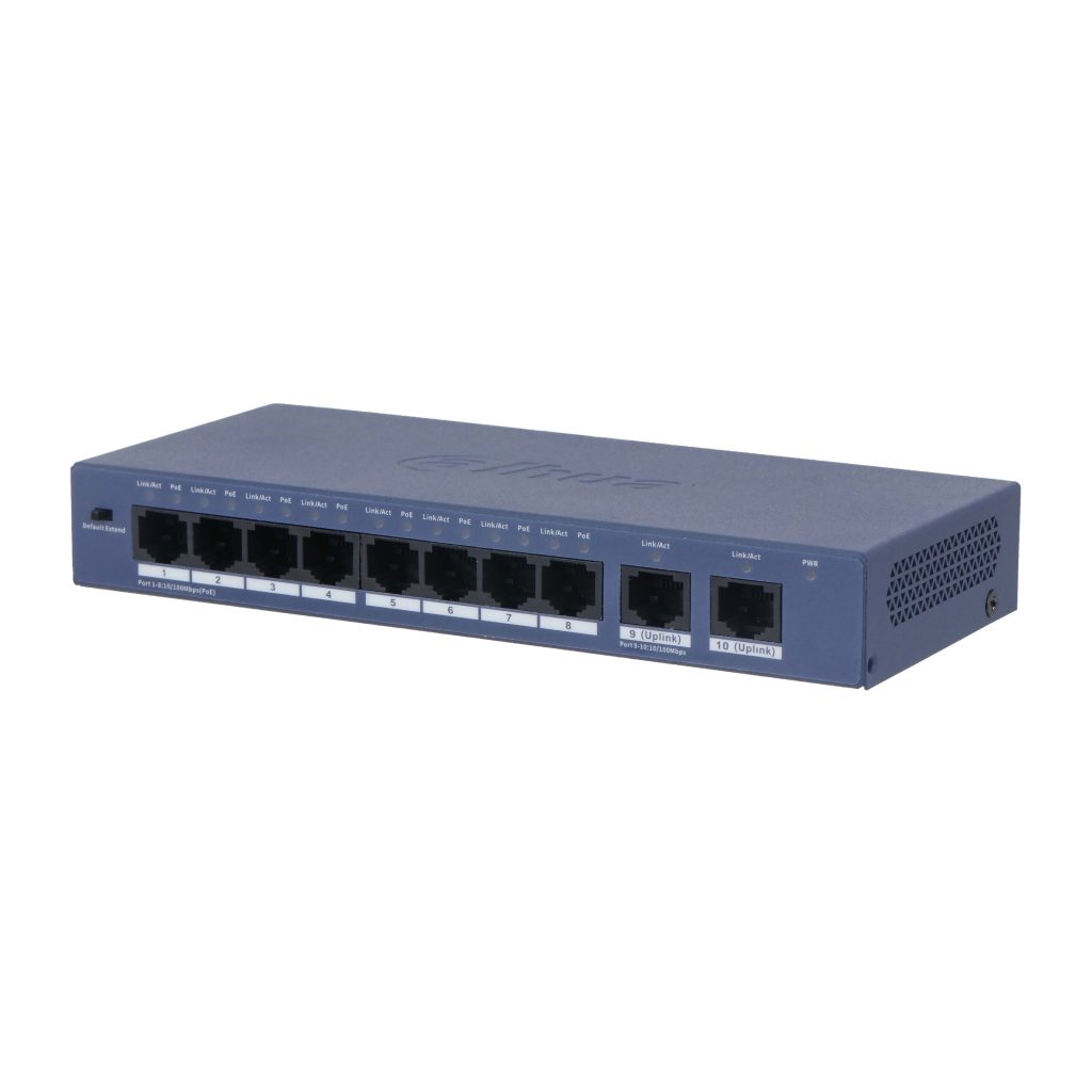 Switch PoE 8 cổng DAHUA DH-S3010-8ET2ET-60