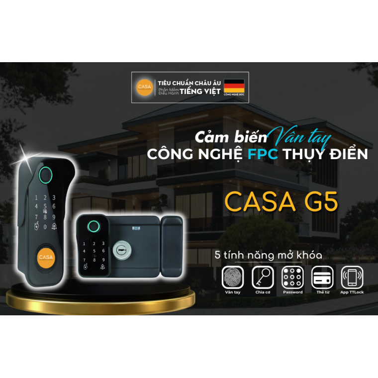 Khoá Thông Minh CASA G5