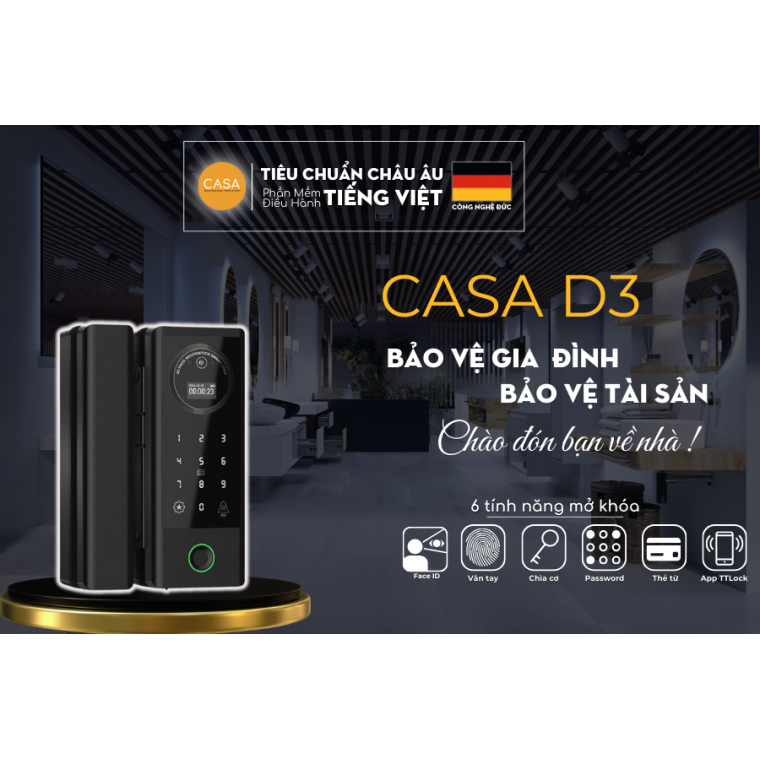 Khoá Thông Minh CASA D3