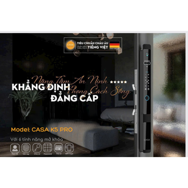 Khoá Thông Minh Casa K5 Face ID
