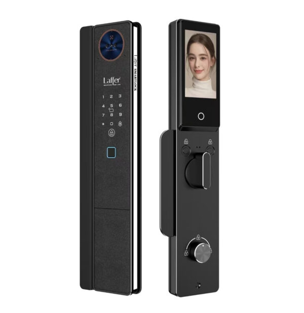 Khoá cửa vân tay Laffer FD08 CNC, nhận diện khuôn mặt và lòng bàn tay