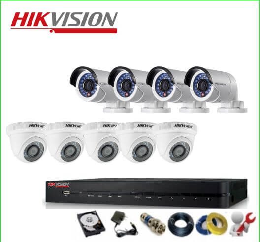 Bộ 9 Mắt Camera HIKVISION 2.0mp