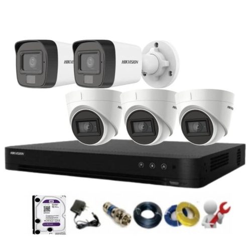 Bộ 5 Mắt Camera HIKVISION 5.0mp