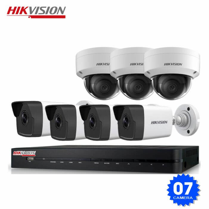 Bộ 7 Mắt Camera HIKVISION 5.0mp