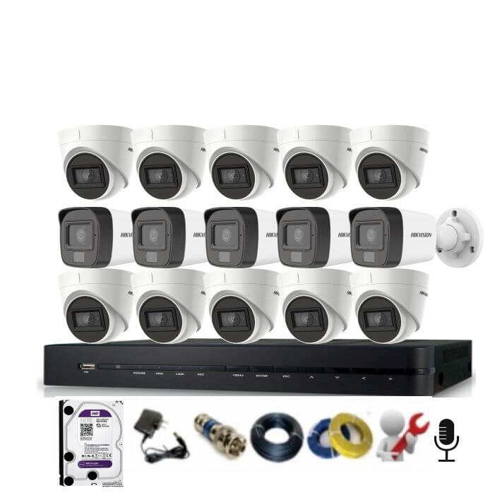 Bộ 15 Mắt Camera HIKVISION 2.0mp
